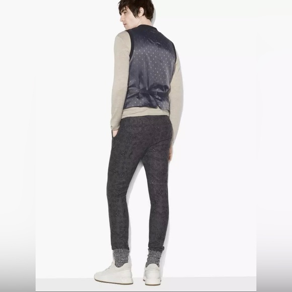 JOHN VARVATOS Abstract Jacquard Vest. Size EU 50 USA 40 - Picture 3 of 9